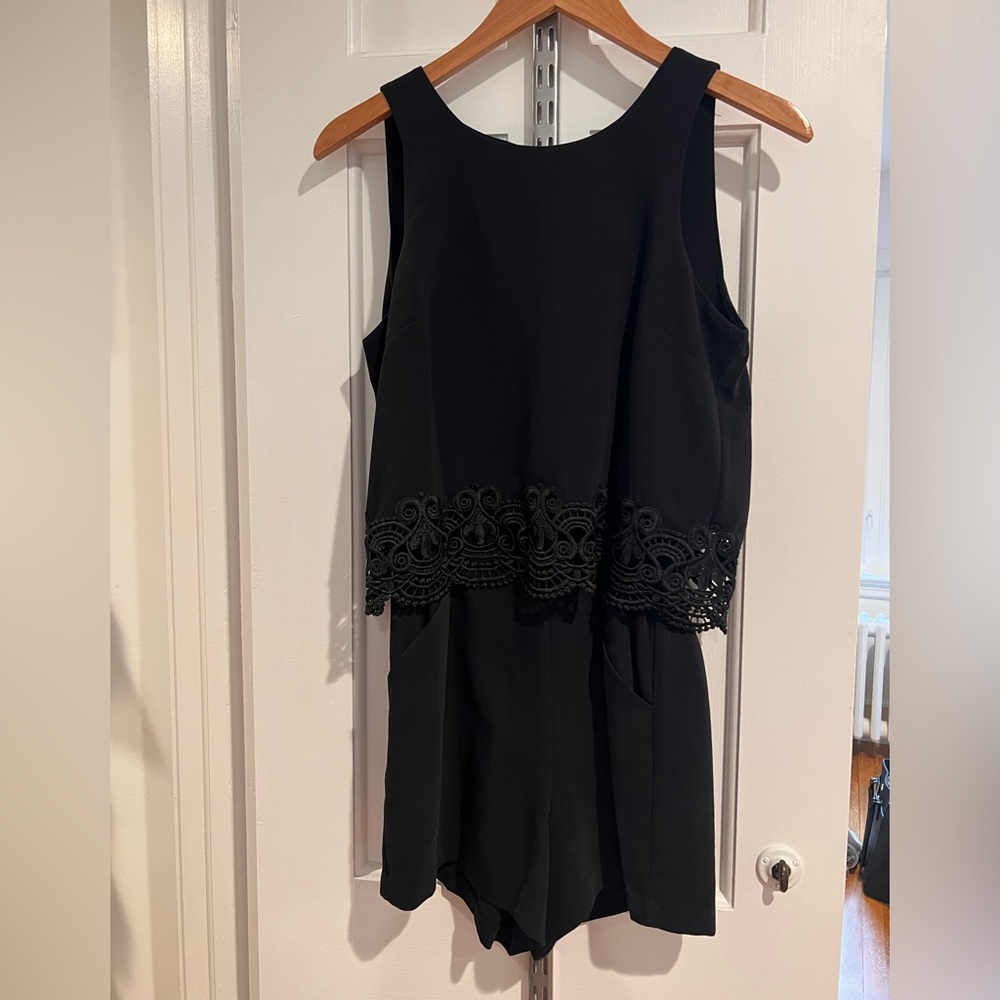 Parker brand black romper